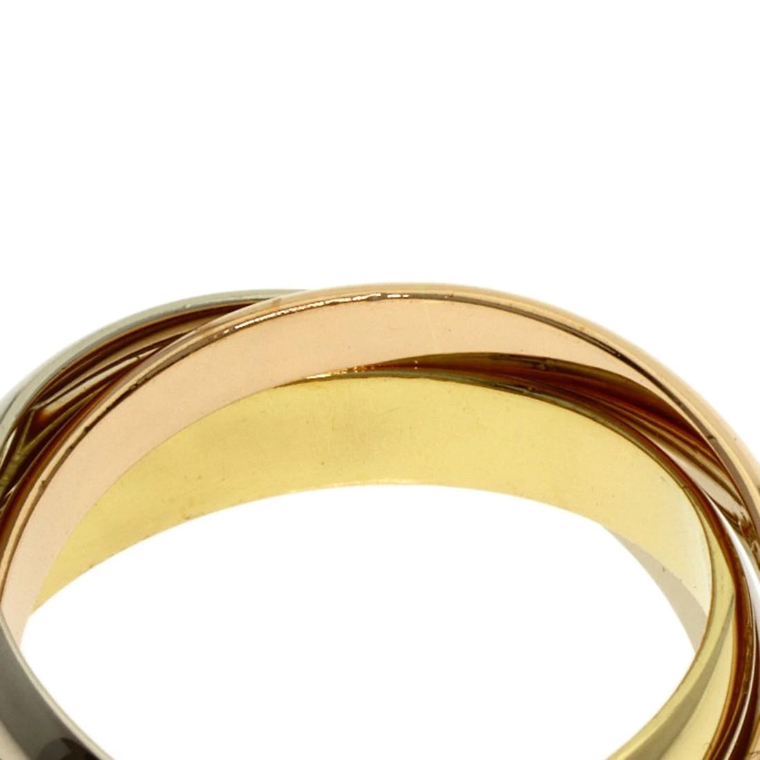 CARTIER TRINITY RING K18 YELLOW GOLD K18 WHITE GOLD (1 of 2)