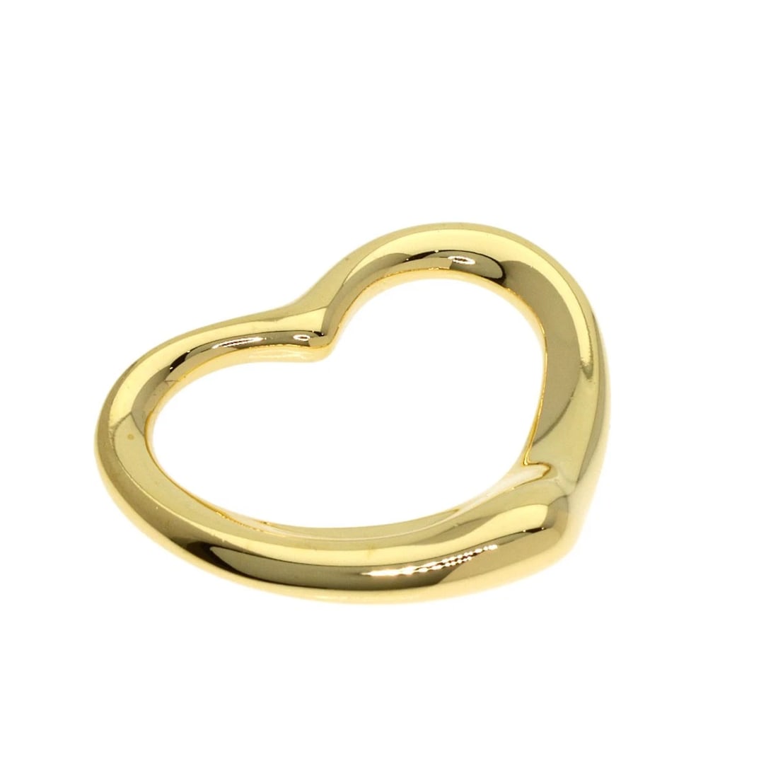 TIFFANY&CO. OPEN HEART TOP PENDANT TOP: TIFFANY&Co. Open Heart TOP Pendant top Brand: TIFFANY&Co. Type: Pendant top Material: K18 Yellow Gold, Color: Exterior Color Gold Size: Top Size:0.7inch/18.1x22x3.6mm Accessories: None