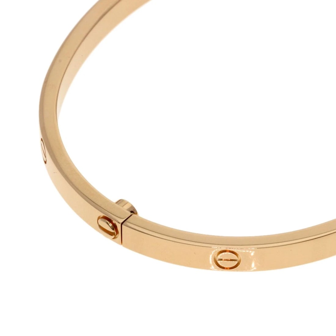 CARTIER LOVE BRACELETS SM WITHOUT DRIVER BRACELET: CARTIER LOVE Bracelets SM without driver Bracelet Brand: CARTIER Type: Bracelet Material: K18 Pink Gold, Color: Exterior Color Gold Size: Inner Circumference:6.3inch/16cm Band