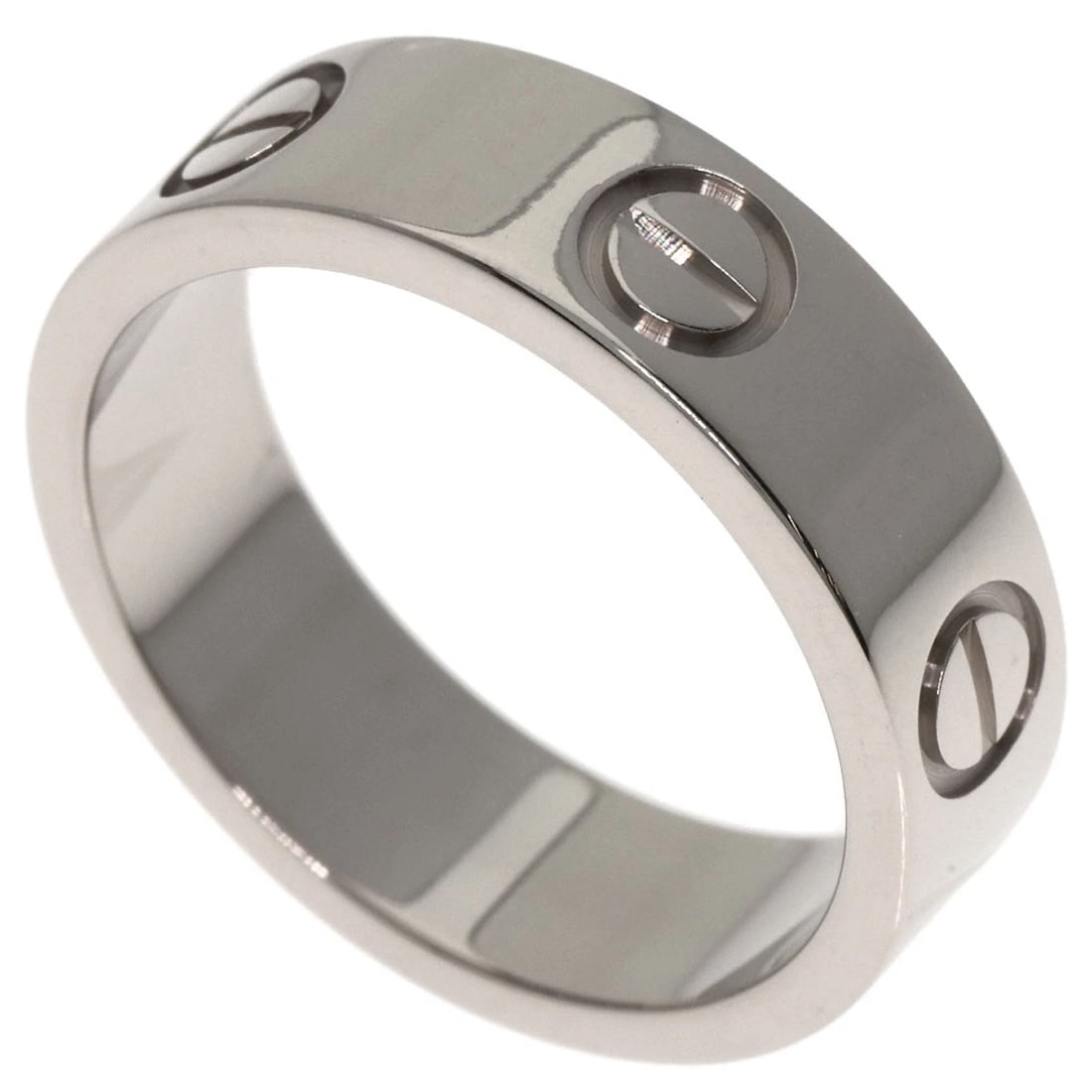 CARTIER LOVE RING K18 WHITE GOLD (1 of 3)