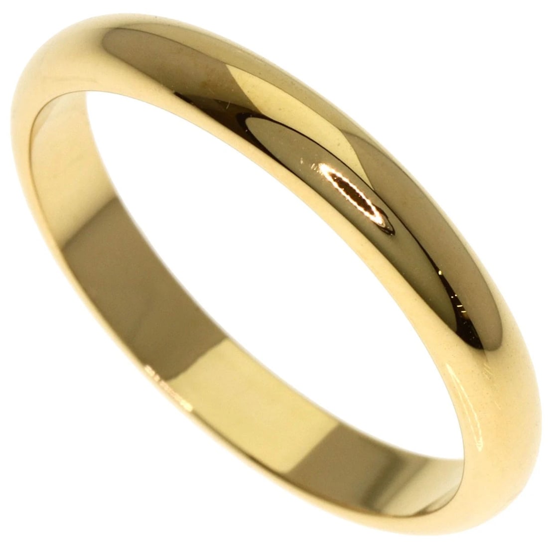 CARTIER CLASSIC WEDDING RING K18 YELLOW GOLD: CARTIER Classic Wedding Ring K18 Yellow Gold Brand: CARTIER Type: Ring Material: K18 Yellow Gold, Color: Exterior Color Gold Size: 10.5 (US) Accessories: None Accessories Notice: When