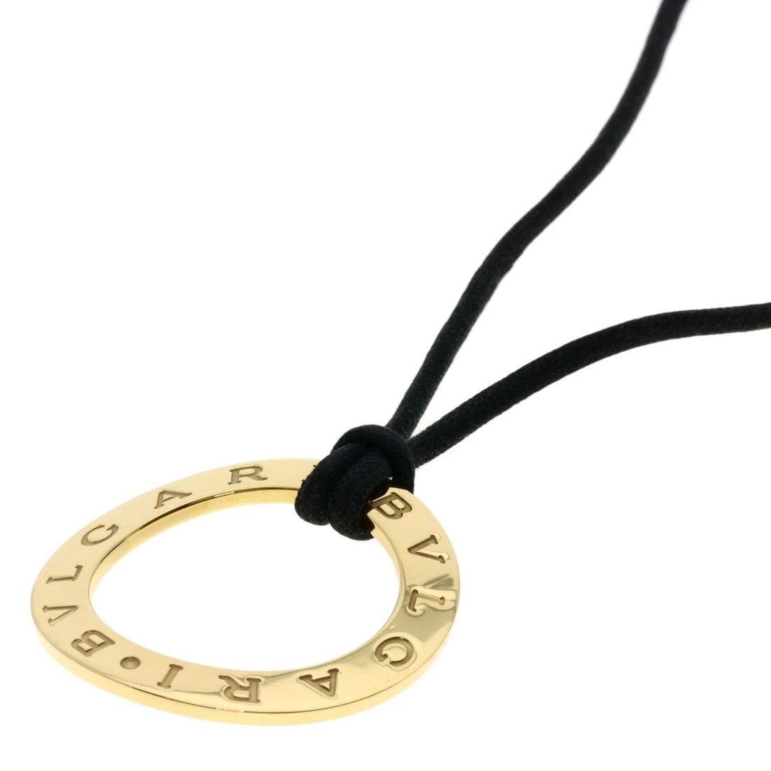BVLGARI LOGO CIRCLE NECKLACE K18 YELLOW GOLD: BVLGARI Logo circle Necklace K18 Yellow Gold Brand: BVLGARI Type: Necklace Material: K18 Yellow Gold, Color: Exterior Color Gold Size: Chain Length:21.3inch/54cm Chain Width:0.8inch/2.1mm Top Size