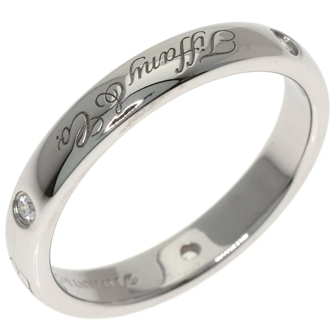 TIFFANY&CO. NOTES LUCIDA 3P DIAMOND RING - 2