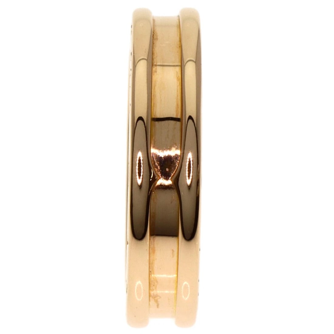 BVLGARI B.ZERO1 1 BAND RING K18 PINK GOLD: BVLGARI B.zero1 1 band Ring K18 Pink Gold Brand: BVLGARI Type: Ring Material: K18 Pink Gold, Color: Exterior Color Gold Size: 5.75 (US) Accessories: None Accessories Notice: When purchasing