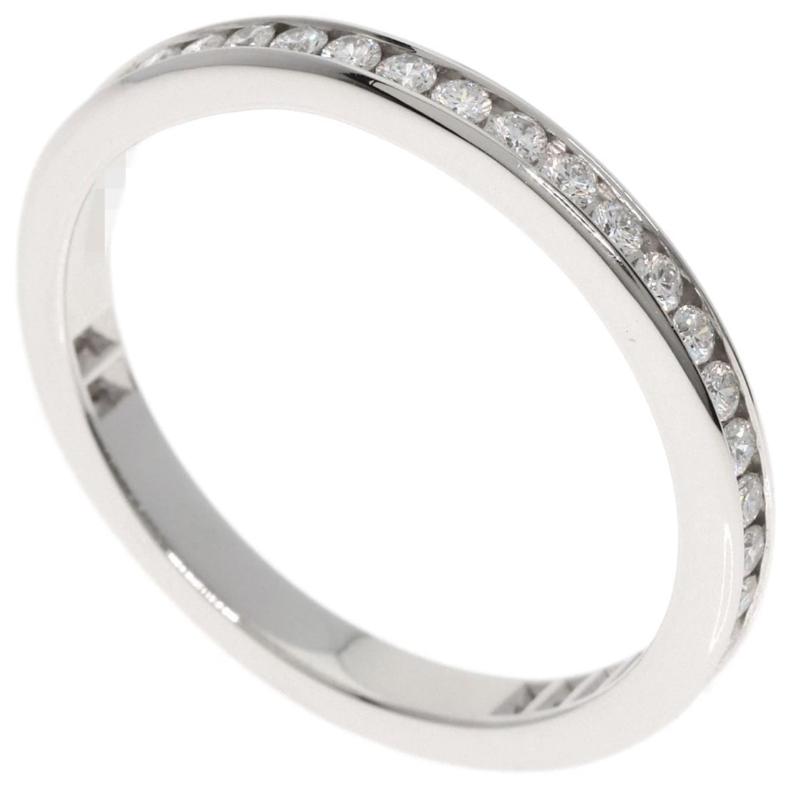 HARRY WINSTON FULL ETERNITY CHANNEL SETTING RING: HARRY WINSTON Full Eternity Channel Setting Ring Brand: HARRY WINSTON Type: Ring Material: Platinum PT950, Main Stone/Creation Natural Color: Exterior Color Silver Size: 11.25 (US) 