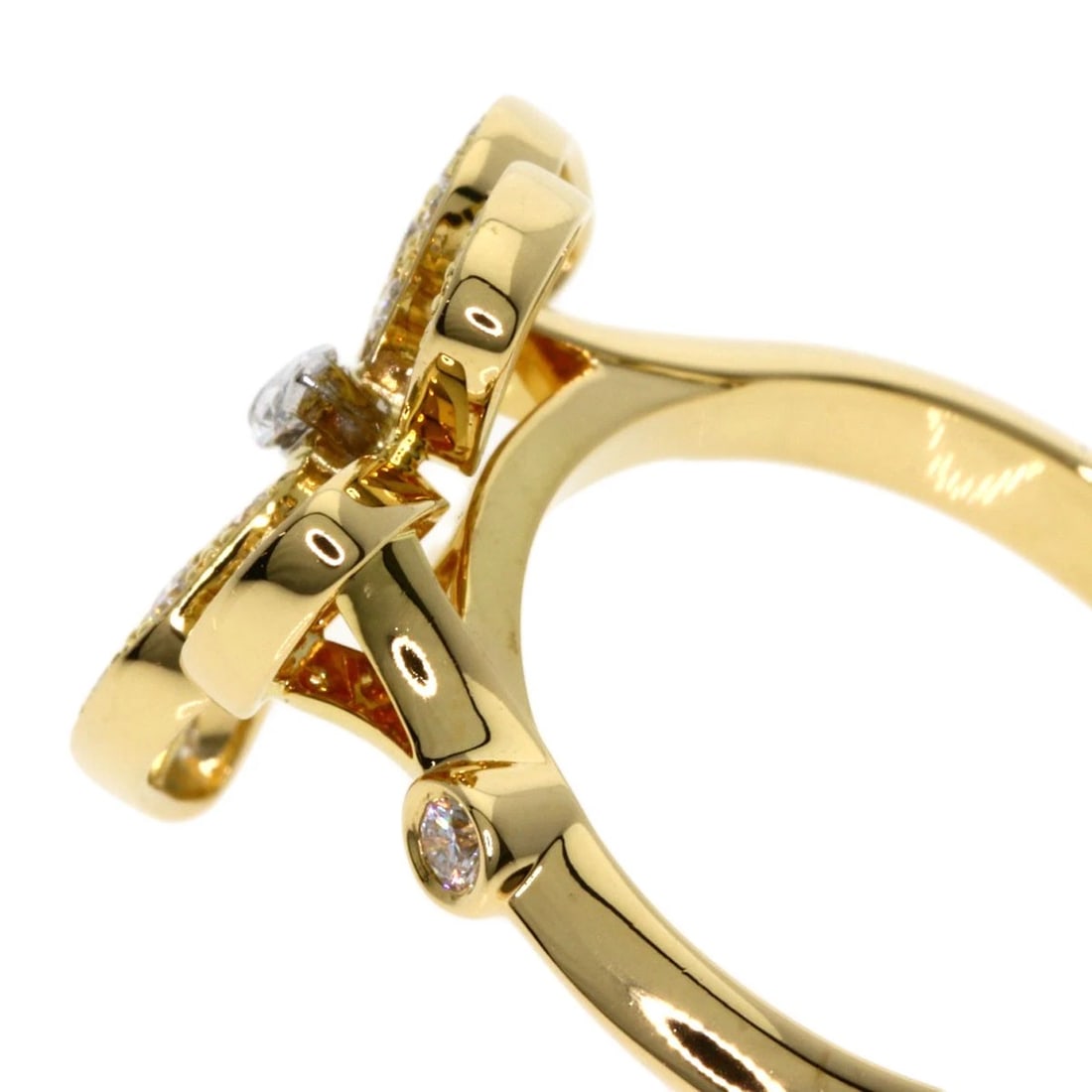 VAN CLEEF & ARPELS DE PAPILLON DIAMOND RING - 3