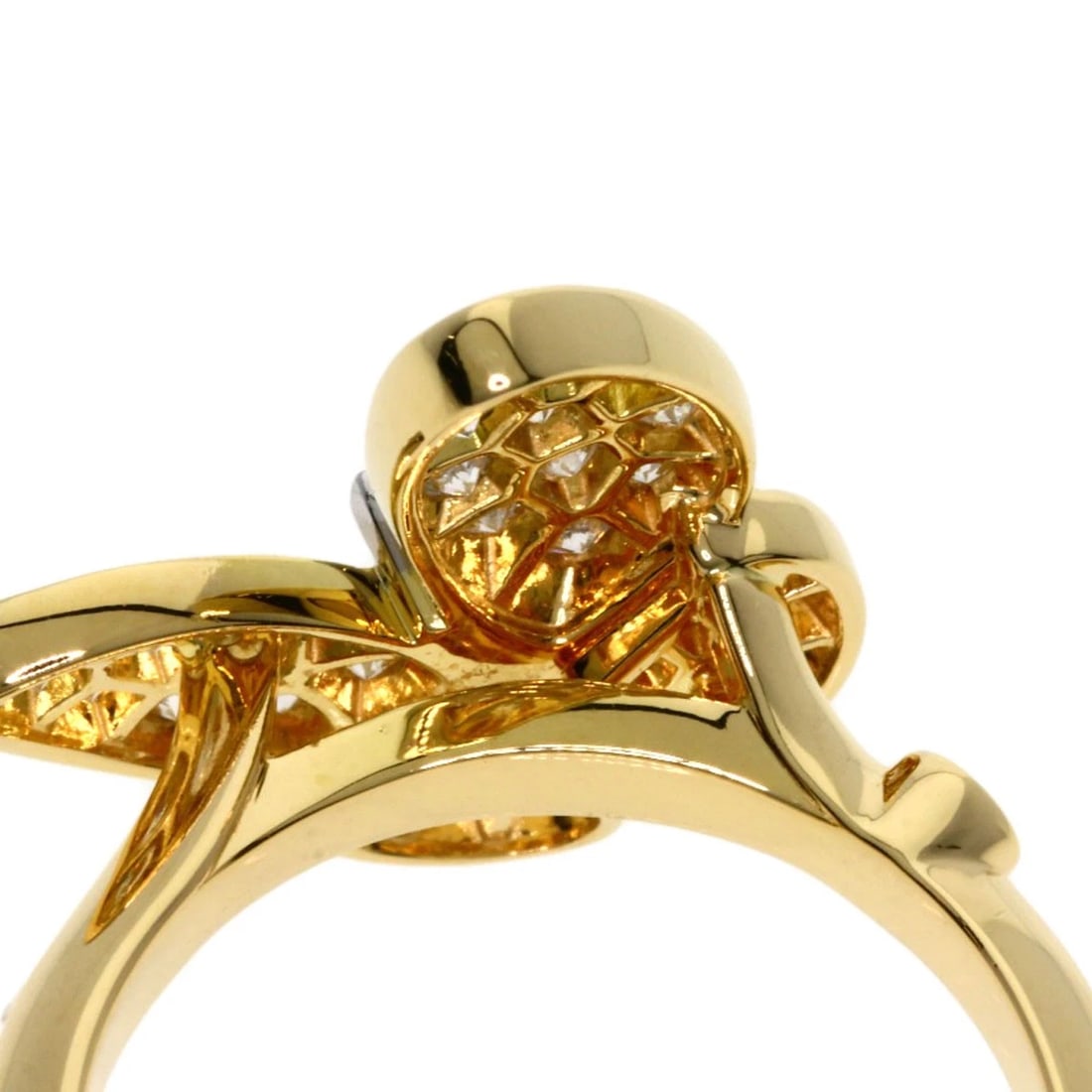 VAN CLEEF & ARPELS DE PAPILLON DIAMOND RING - 4