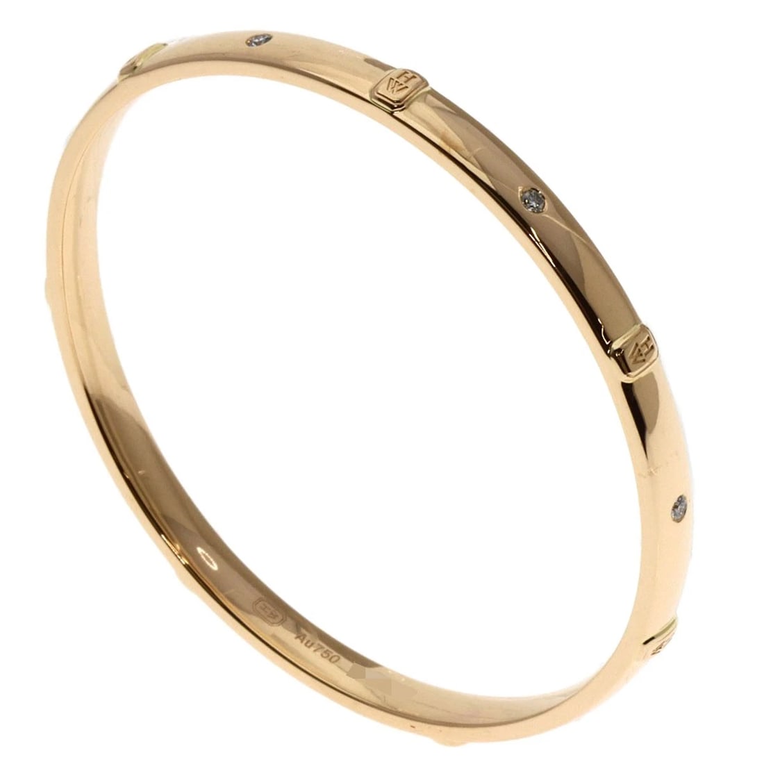 HARRY WINSTON HW 7P DIAMOND BRACELET K18 PINK GOLD (1 of 5)