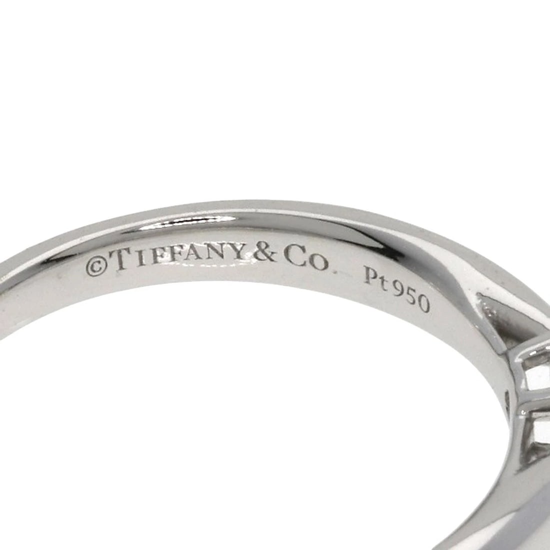 TIFFANY&CO. HARMONY SOLITAIRE DIAMOND RING - 4
