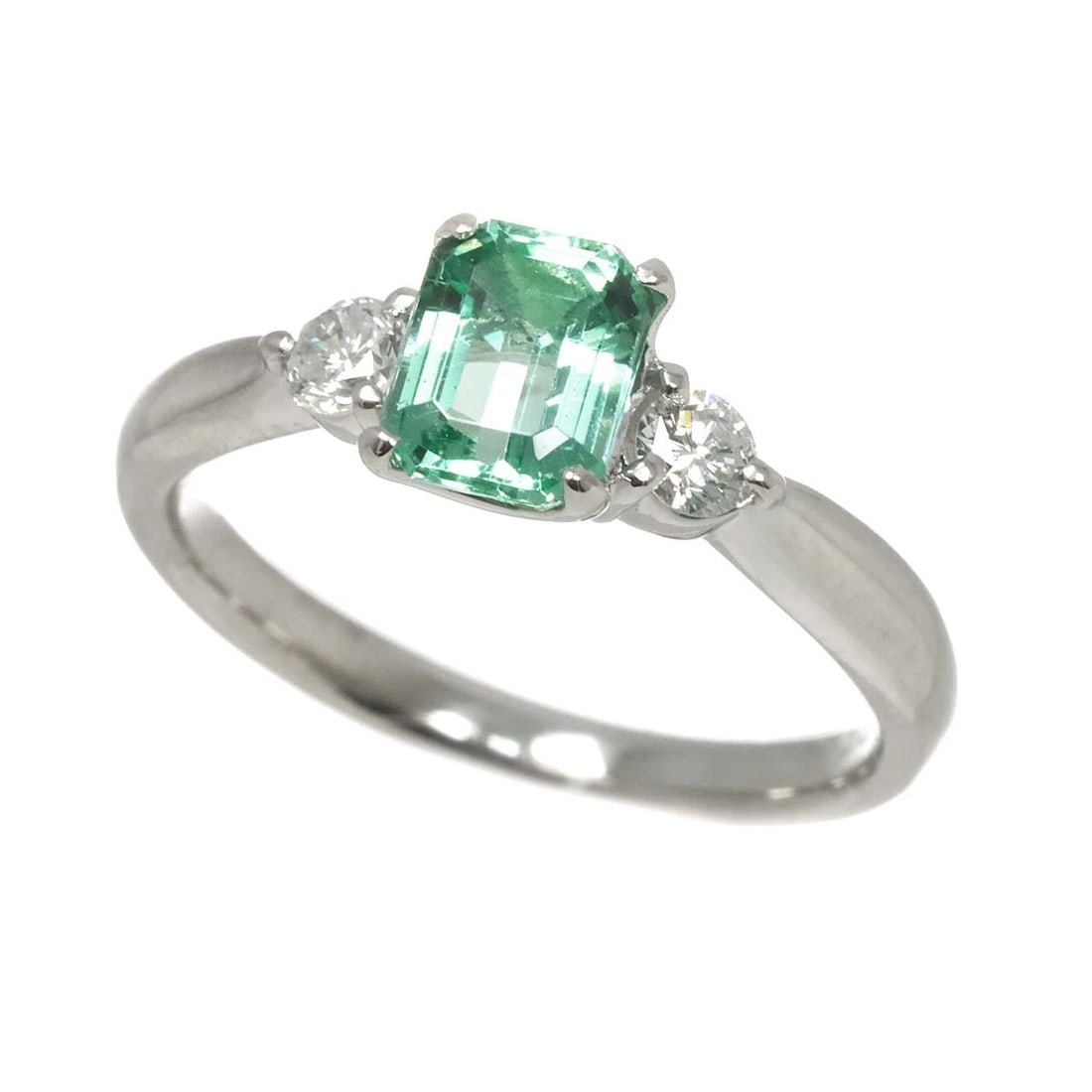 BERYL DIAMOND RING PT PLATINUM - 3