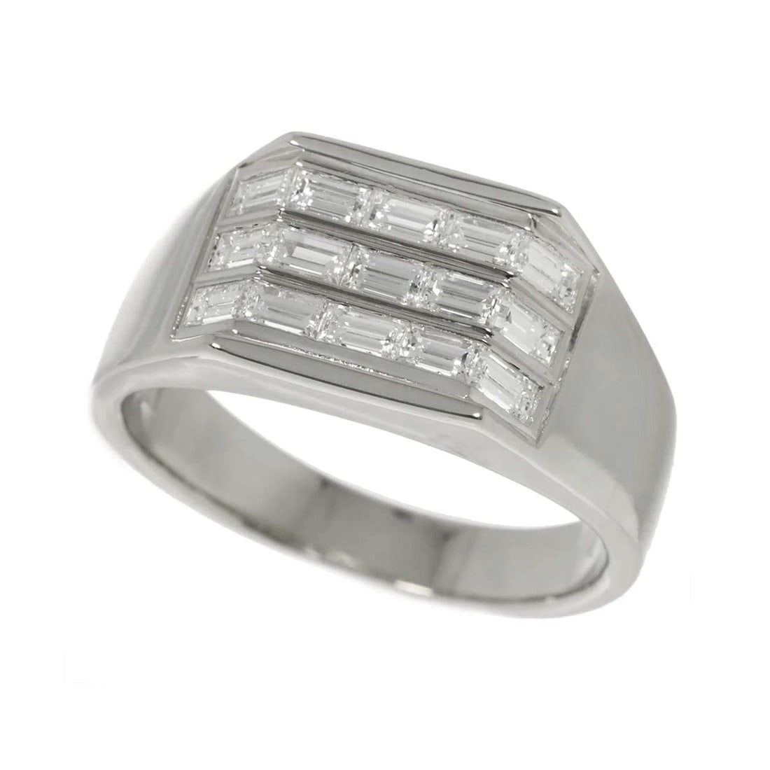 DIAMOND RING PT PLATINUM - 3