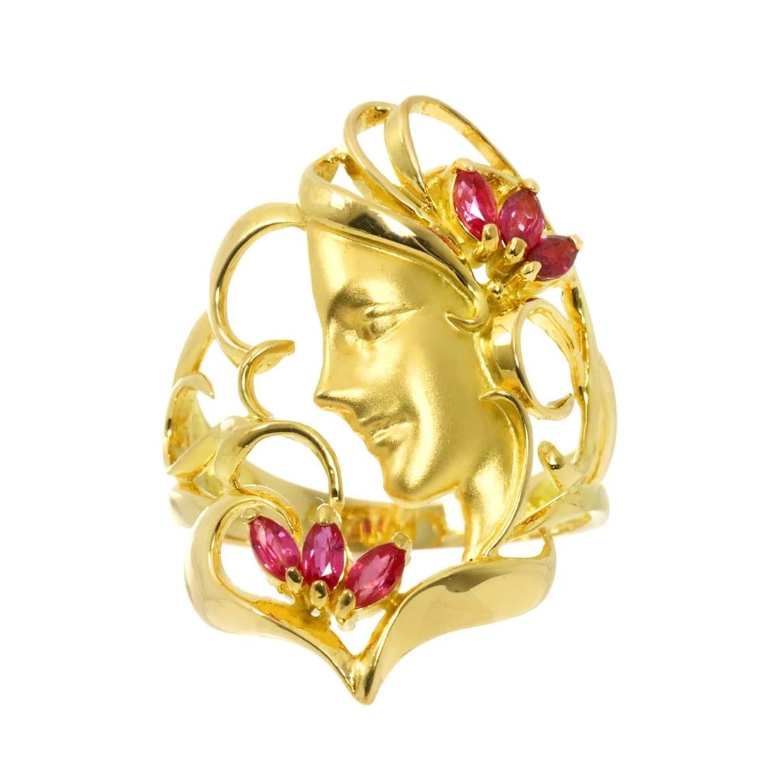 RUBY RING 18K YG - 2