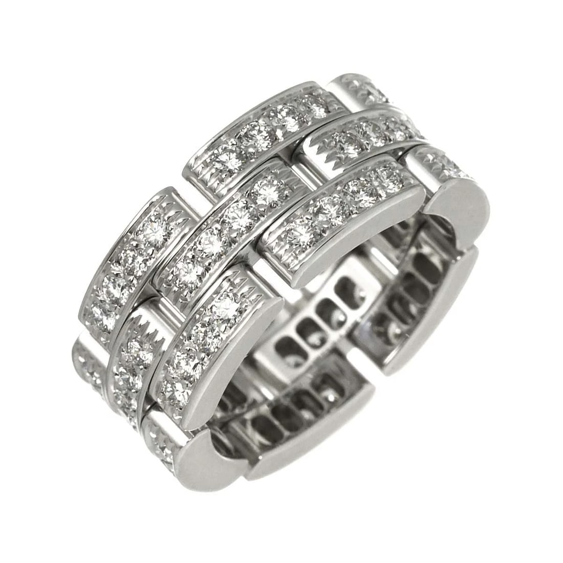 CARTIER MAILLON PANTHERE DIAMOND RING (1 of 3)