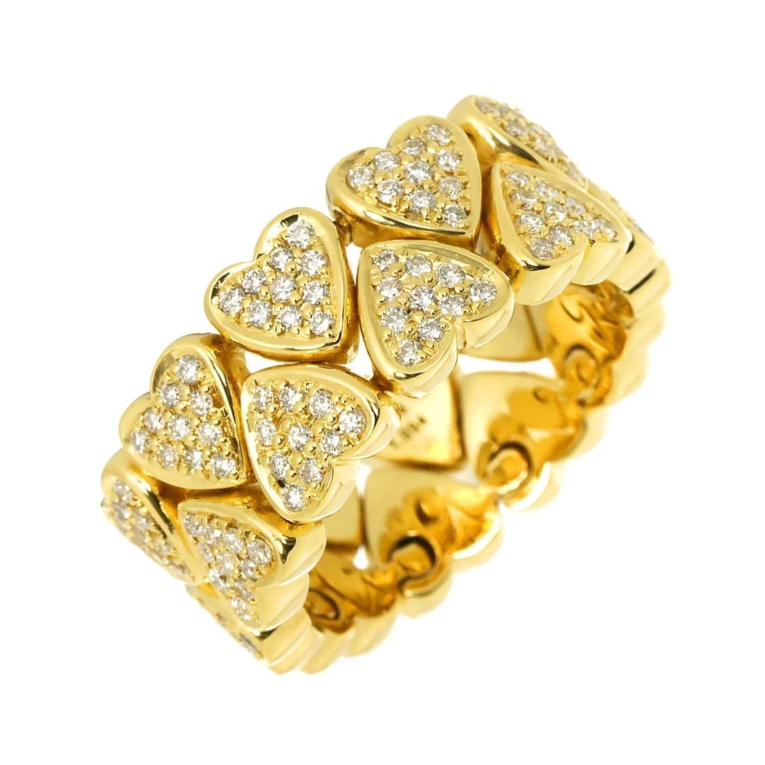 DIAMOND RING 18K YG YELLOW GOLD: Diamond Ring 18K YG Yellow Gold Brand: Unbranded Type: Ring Material: 750 Yellow gold, Main Stone/Creation Natural Color: Yellow Gold Size: 7.5-7.75 (US) Accessories: None Accessories Notice: