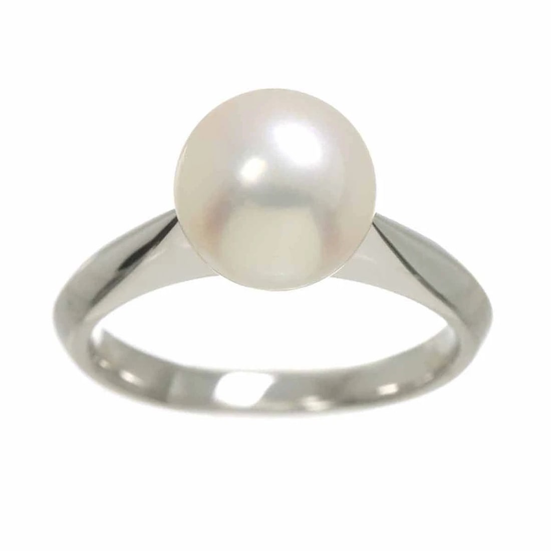 MIKIMOTO AKOYA PEARL RING PLATINUM - 2