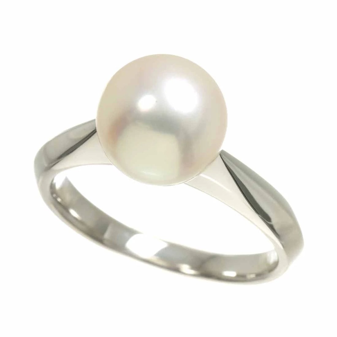 MIKIMOTO AKOYA PEARL RING PLATINUM - 3