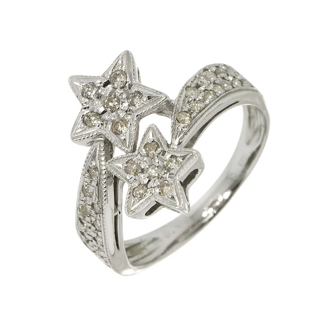 DIAMOND RING 18K K18 WG: Diamond Ring 18K K18 WG Brand: Unbranded Type: Ring Material: 750 White Gold, Main Stone/Creation Natural Color: White Gold Size: 6 (US) Accessories: None Accessories Notice: When purchasing