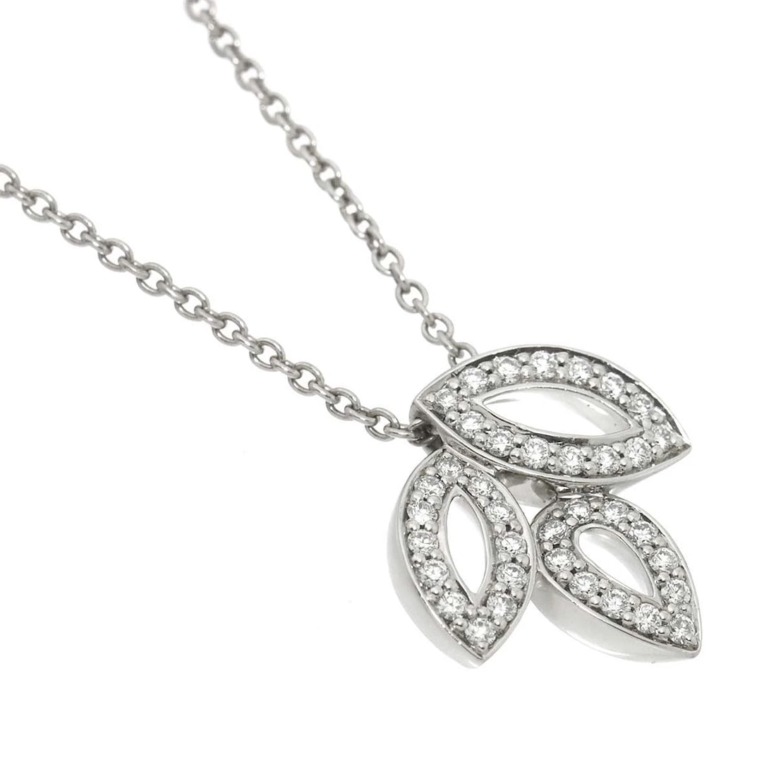 HARRY WINSTON LILY CLUSTER MINI DIAMOND NECKLACE - 3