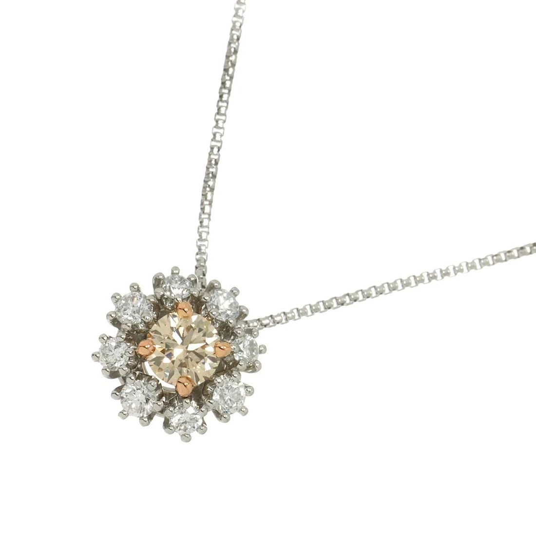 KASHIKEY BROWNDIAMOND DIAMOND NECKLACE (1 of 4)