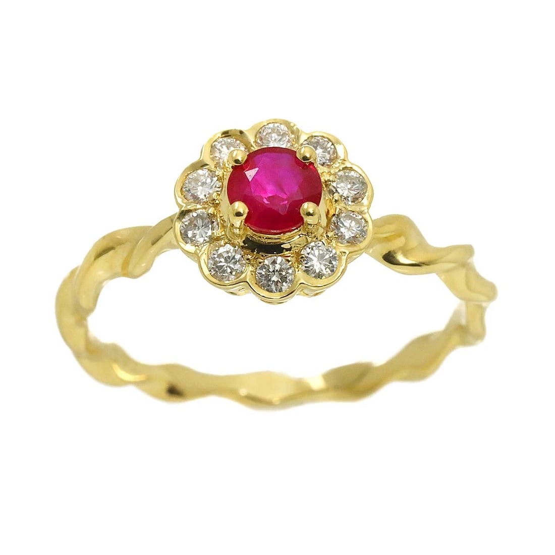 PONTE VECCHIO RUBY DIAMOND RING 18K - 2