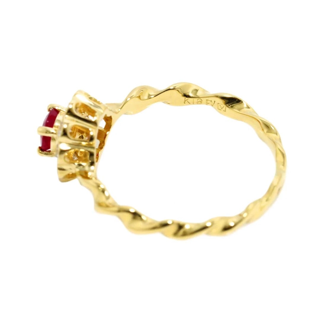 PONTE VECCHIO RUBY DIAMOND RING 18K - 3