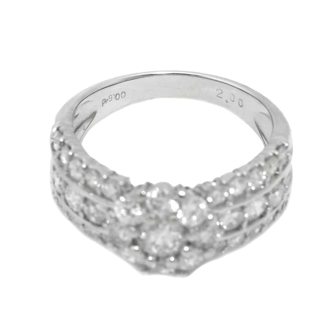 DIAMOND RING PT PLATINUM - 3