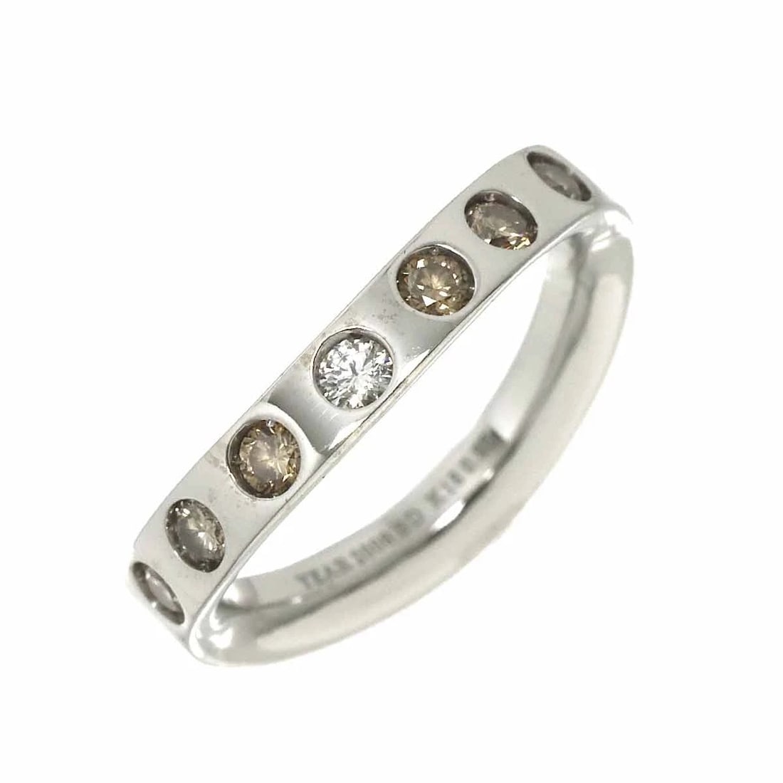 KASHIKEY DIAMOND RING 18K WHITE GOLD: KASHIKEY Diamond Ring 18K White Gold Brand: KASHIKEY Type: Ring Material: 750 White Gold, Main Stone/Creation Natura Color: White Gold Size: 6-6.25 (US) Accessories: None Accessories Notice: