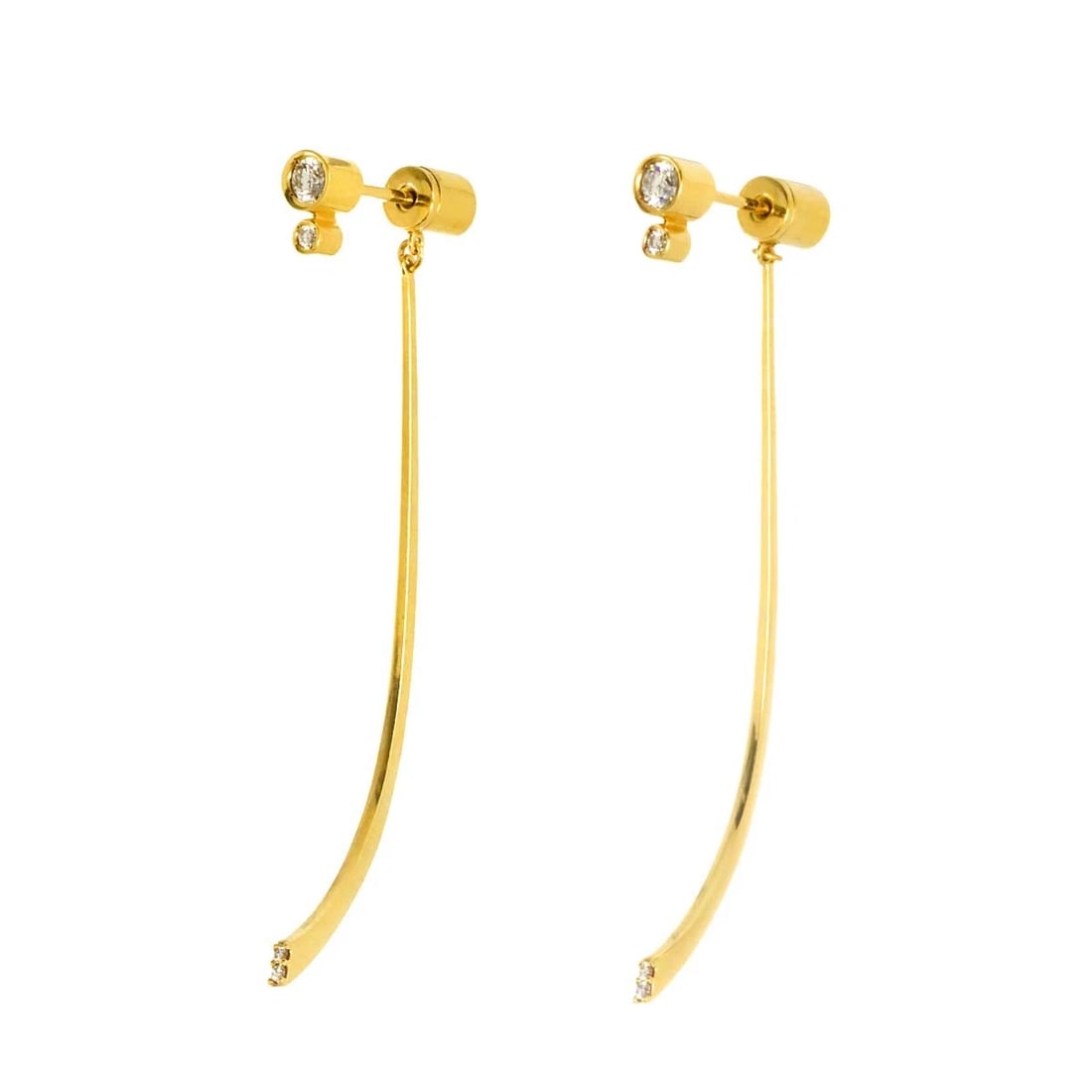 TOMOKO KODERA DIAMOND EARRINGS PIERCED (1 of 5)