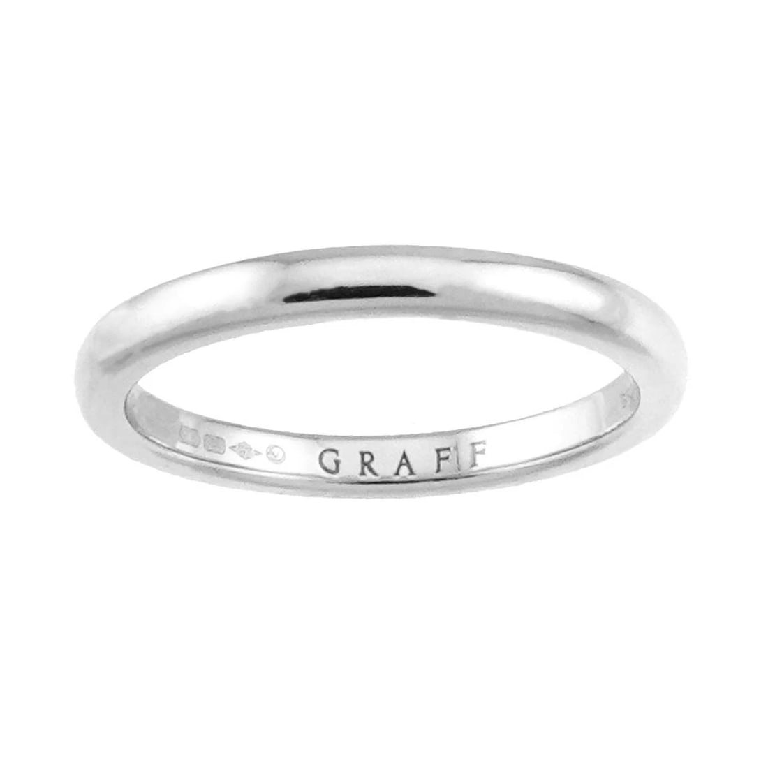 GRAFF SHAPE BAND RING PT PLATINUM - 2