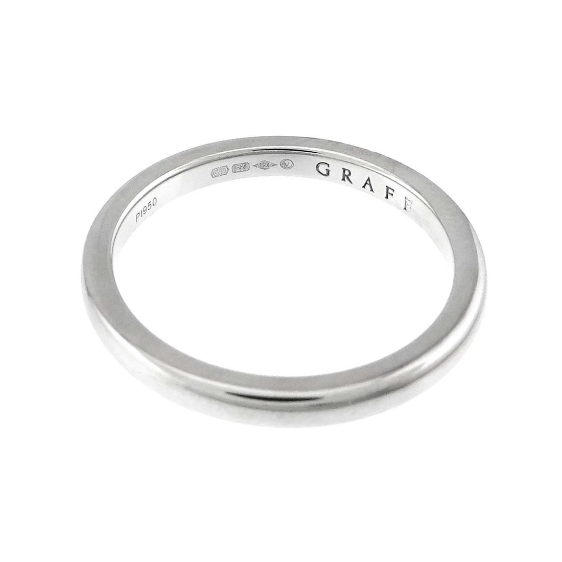 GRAFF SHAPE BAND RING PT PLATINUM - 3