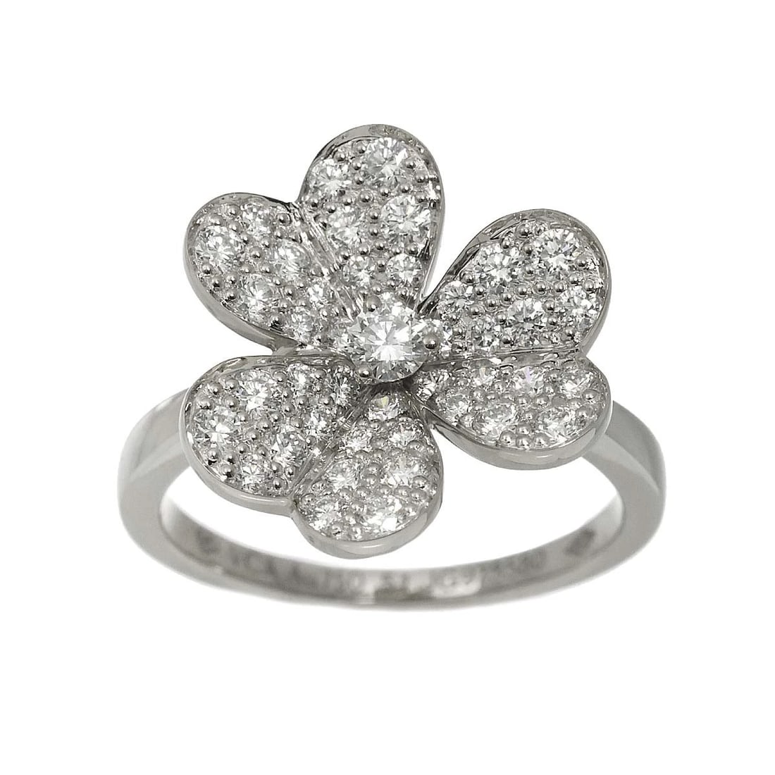 VAN CLEEF ARPELS FRIVOLE DIAMOND RING - 2