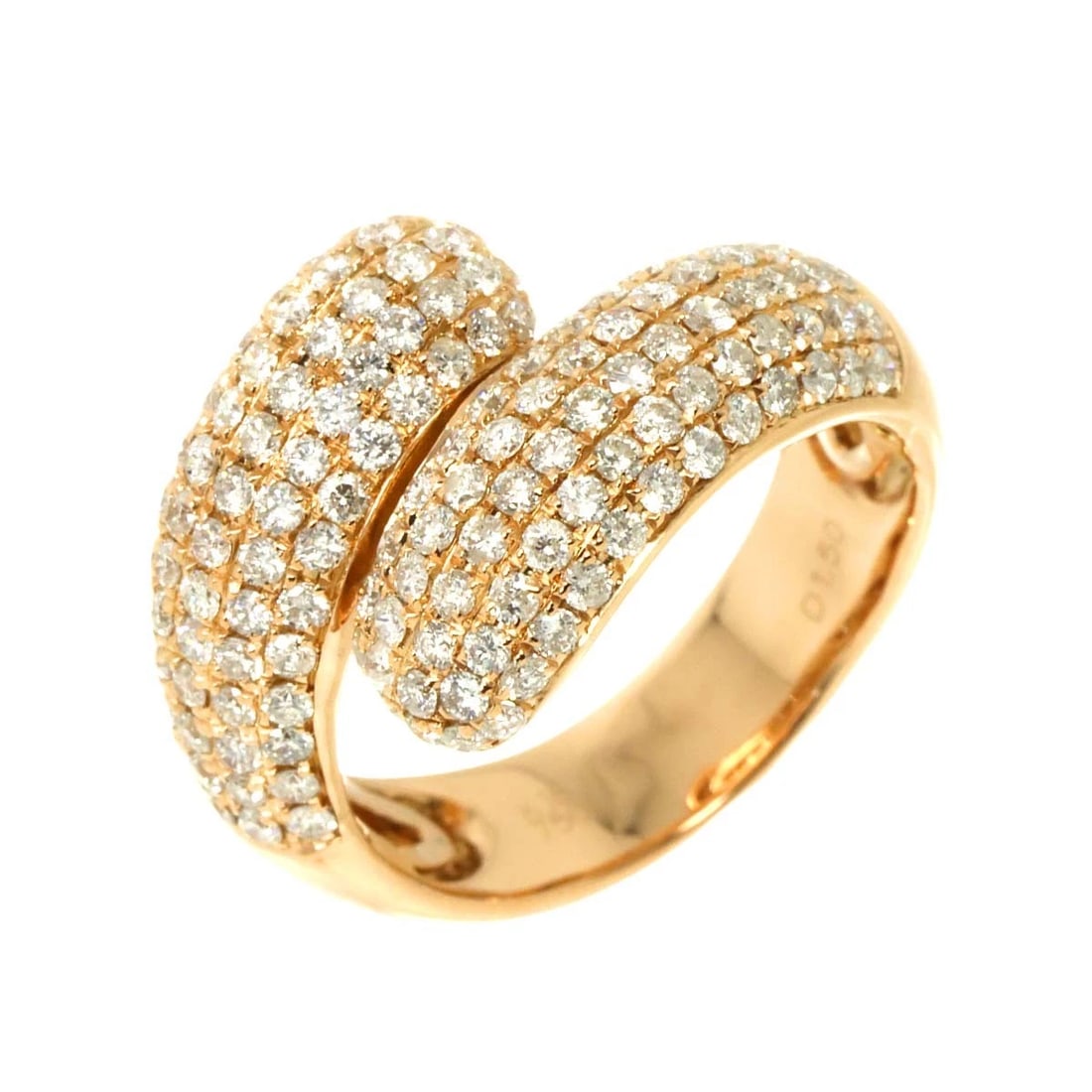 DIAMOND RING 18K PG PINK GOLD 750: Diamond Ring 18K PG Pink Gold 750 Brand: Unbranded Type: Ring Material: 750 Pink Gold, Main Stone/Creation Natural Color: Pink Gold Size: 6.25-6.5 (US) Accessories: None Accessories Notice: