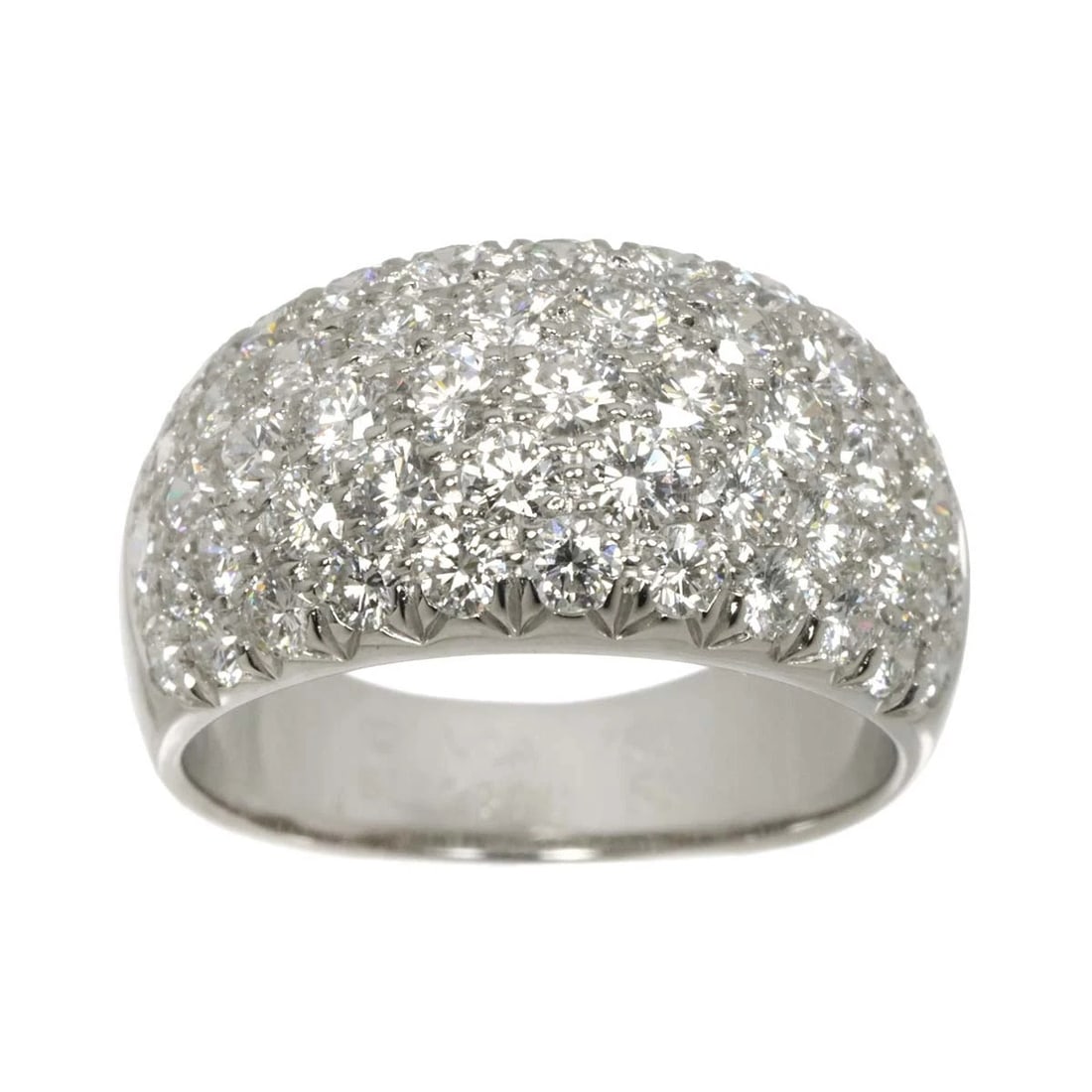 VAN CLEEF ARPELS PAVE DIAMOND RING - 2