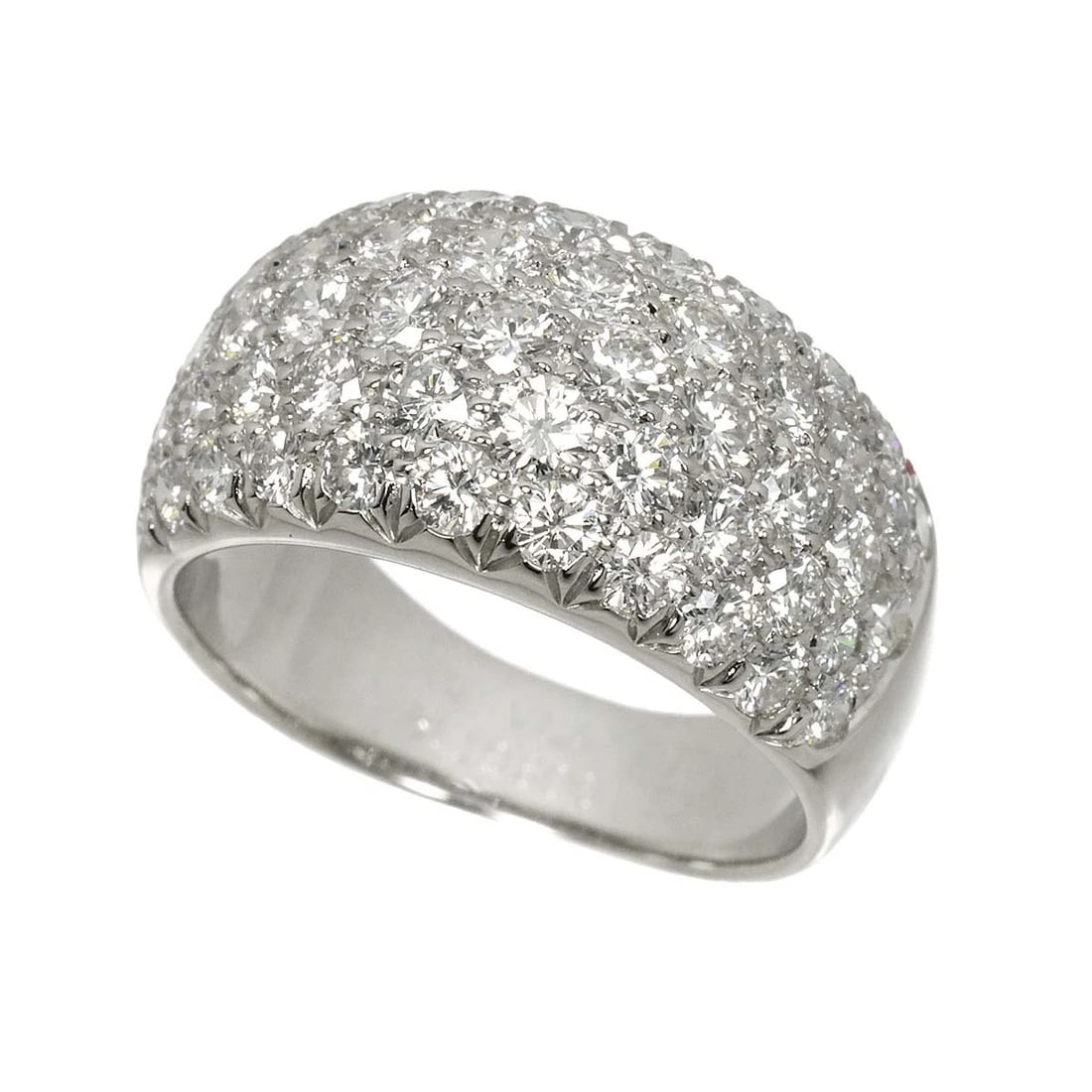 VAN CLEEF ARPELS PAVE DIAMOND RING - 4