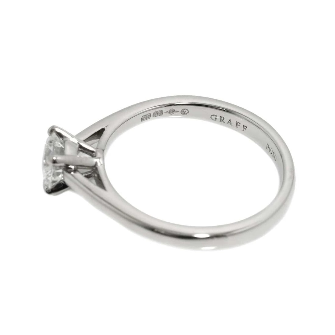 GRAFF DIAMOND RING PT PLATINUM - 3