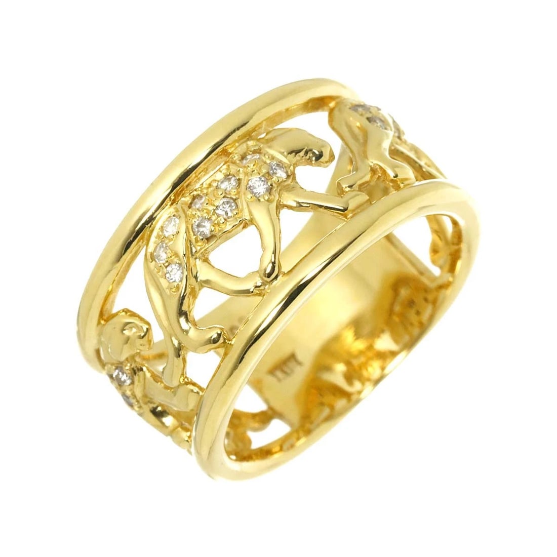 DIAMOND RING 18K YG YELLOW GOLD 750: Diamond Ring 18K YG Yellow Gold 750 Brand: Unbranded Type: Ring Material: 750 Yellow gold, Main Stone/Creation Natural Color: Yellow Gold Size: 6.5-6.75 (US) Accessories: None Accessories