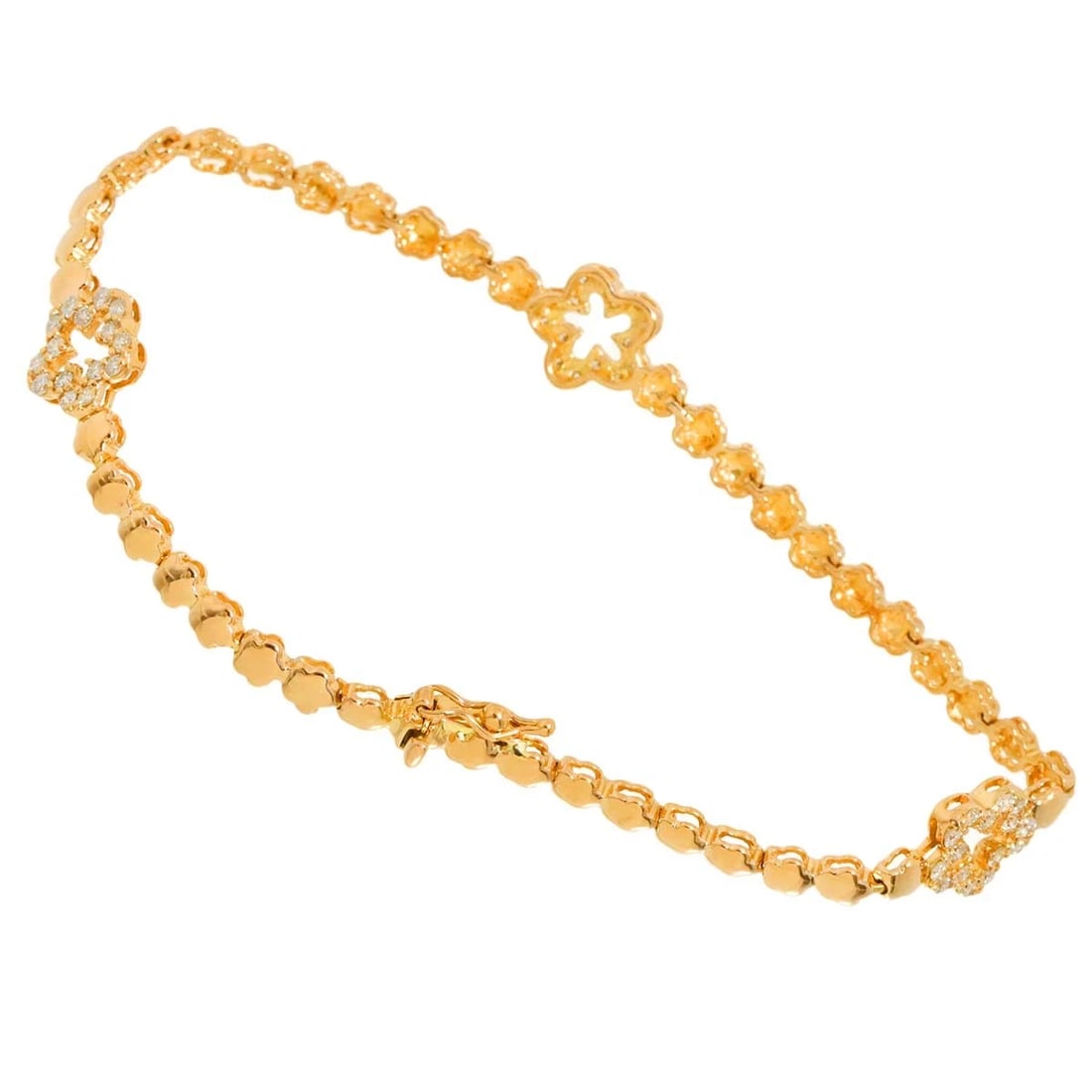 DIAMOND BRACELET BANGLE 18K PG - 6