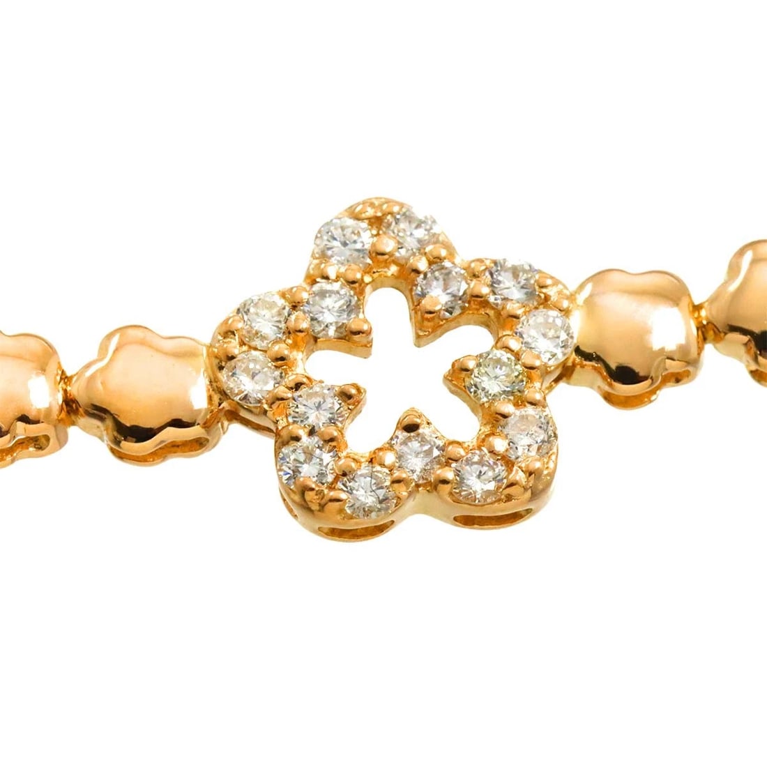 DIAMOND BRACELET BANGLE 18K PG - 8