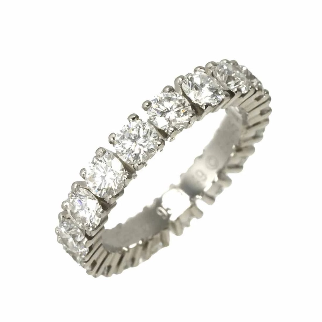 CARTIER DESTINEE DIAMOND RING PT PLATINUM: Cartier Destinee Diamond Ring Pt Platinum Brand: Cartier Type: Ring Material: Pt, Main Stone/Creation Natural Color: Platinum Size: 4.75-5 (US) Accessories: None Accessories Notice: When p