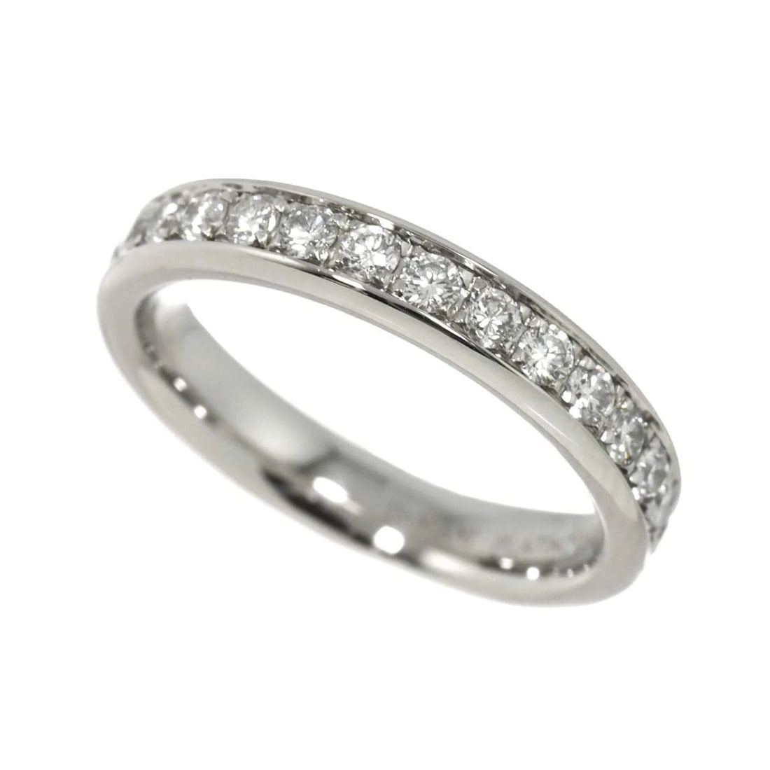 DAMIANI FULL DIAMOND RING PLATINUM - 4