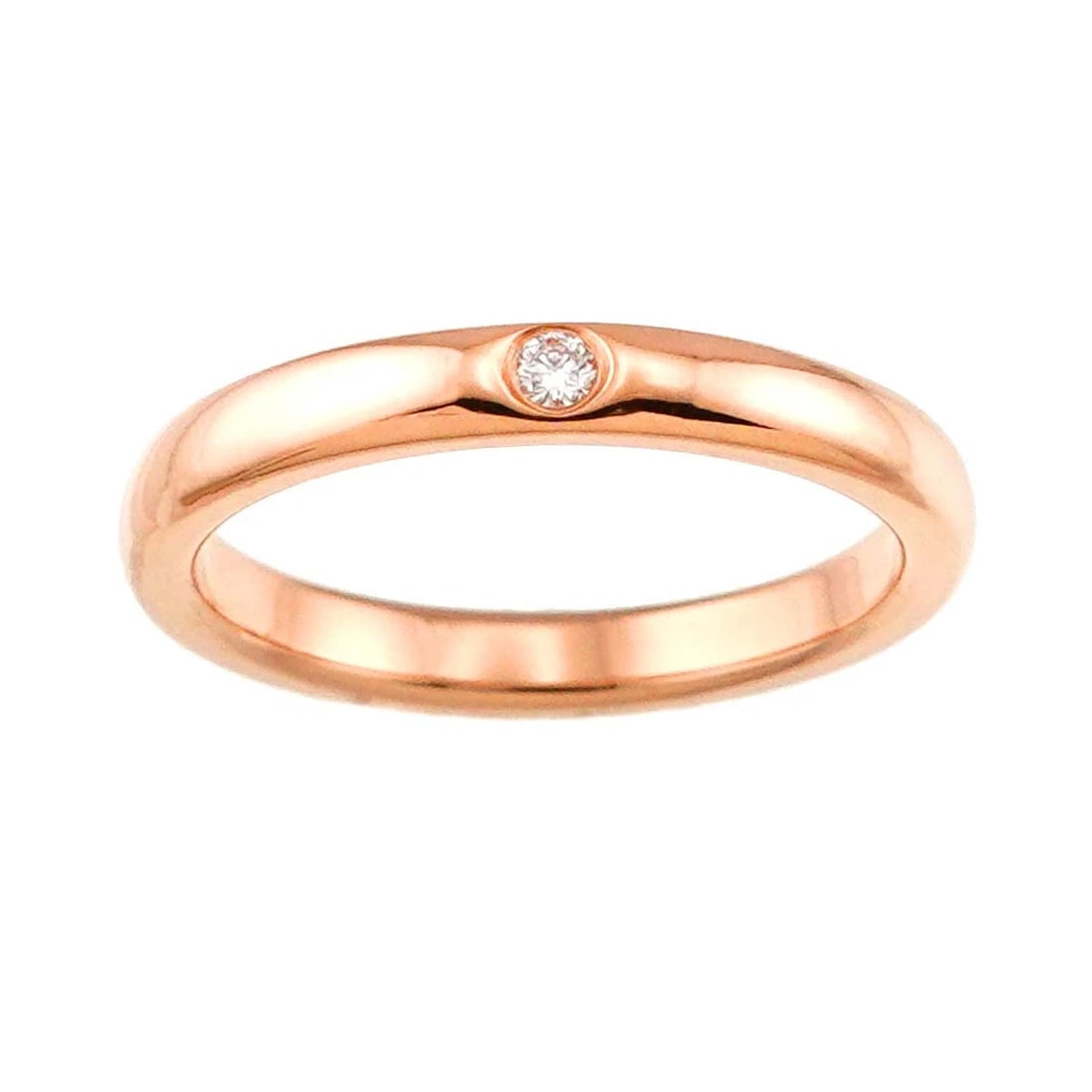 TIFFANY CO STACKING DIAMOND 1P RING - 2