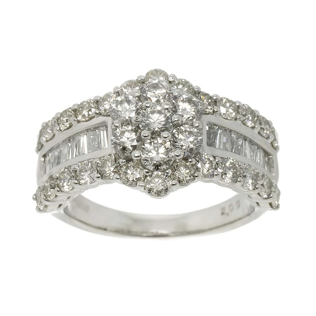 DIAMOND RING PT PLATINUM - 2