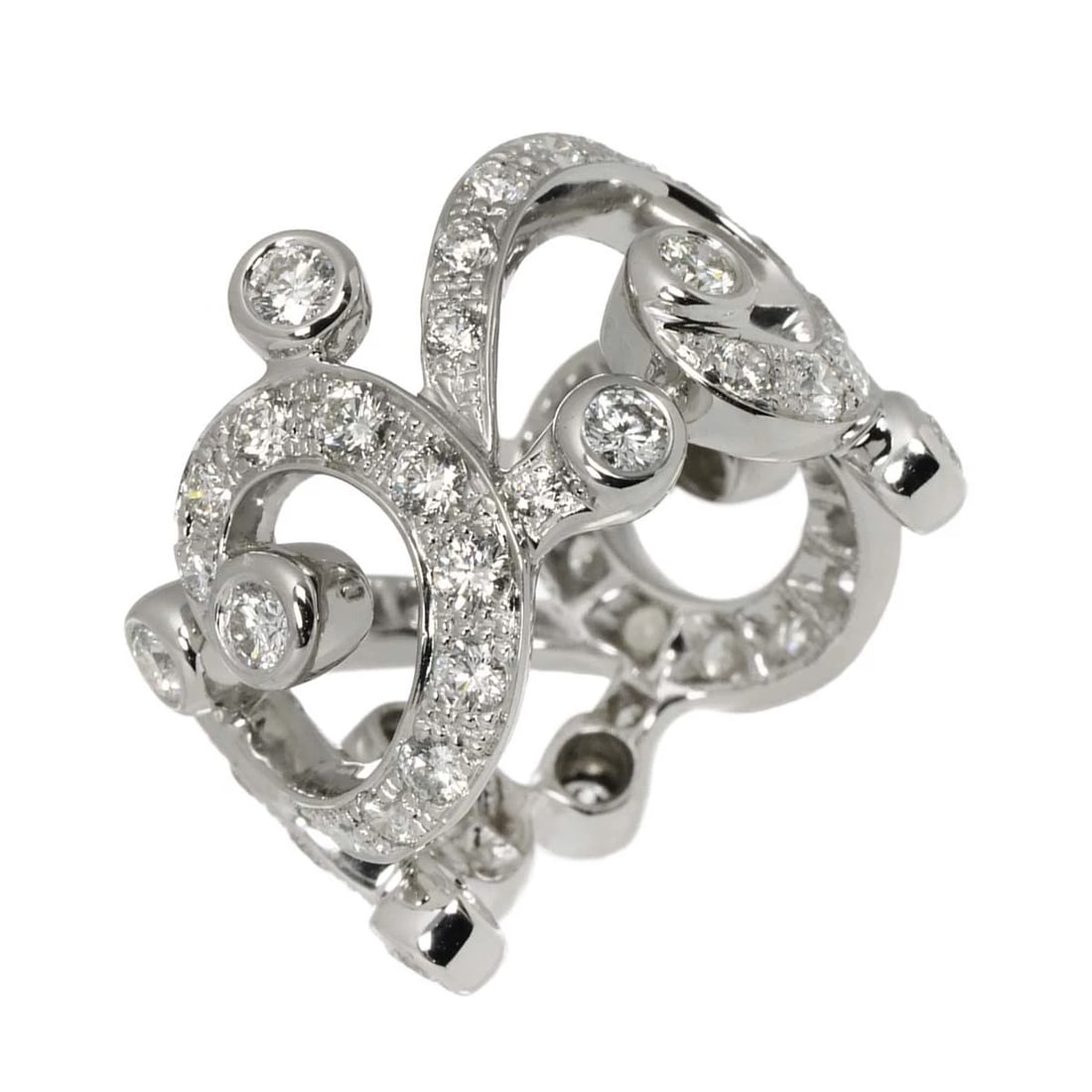 DIAMOND RING 18K K18 WG: Diamond Ring 18K K18 WG Brand: Unbranded Type: Ring Material: 750 White Gold, Main Stone/Creation Natural Color: White Gold Size: 6 (US) Accessories: None Accessories Notice: When purchasi