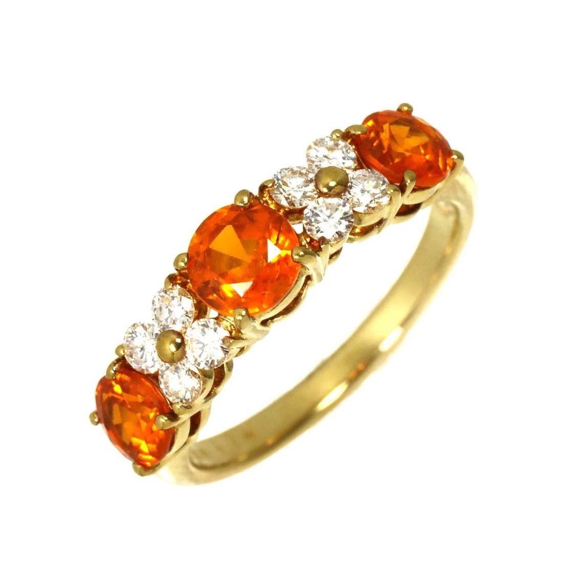 TASAKI GARNET DIAMOND RING 18K: TASAKI Garnet Diamond Ring 18K Brand: TASAKI Type: Ring Material: 750 Yellow gold, Main Stone/Creation Garnet Color: Gold Size: 5.5-5.75 (US) Accessories: None Accessories Notice: When