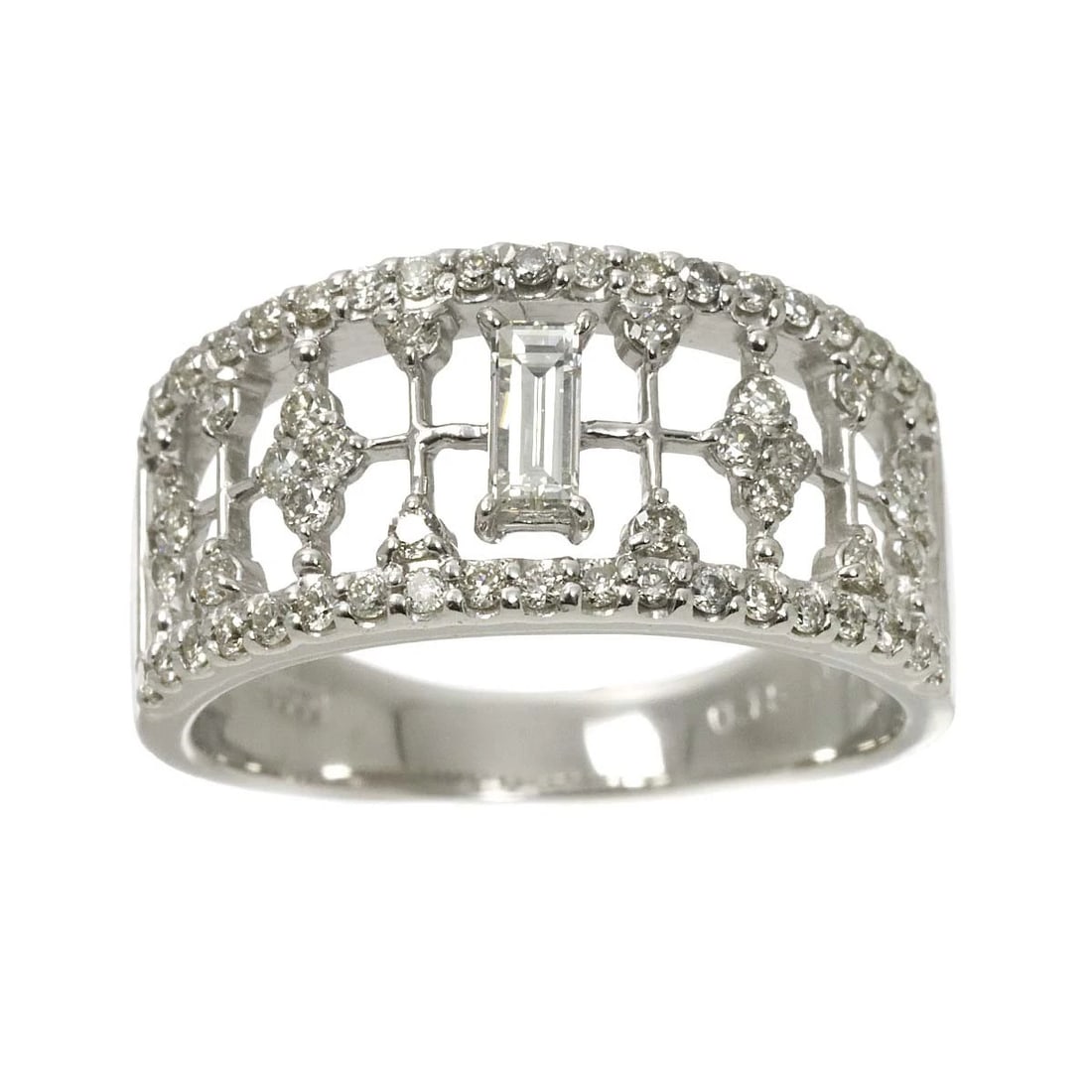 DIAMOND RING PT PLATINUM - 2