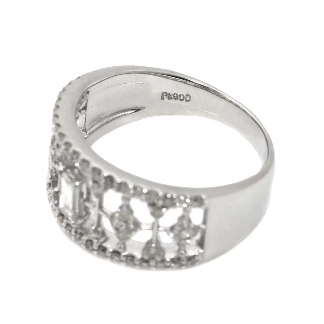 DIAMOND RING PT PLATINUM - 4