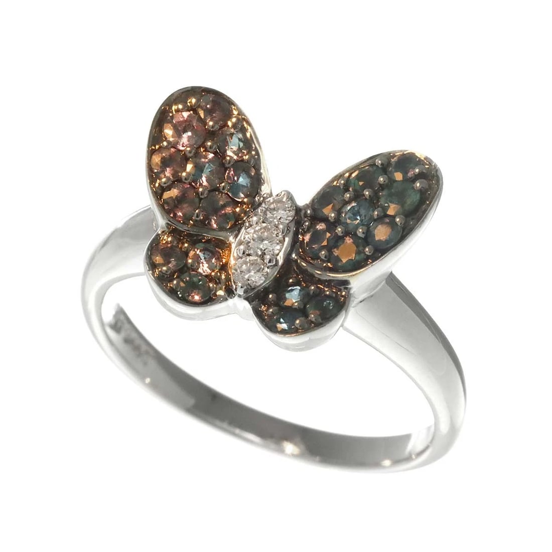 ALEXANDRITE DIAMOND RING 18K - 4