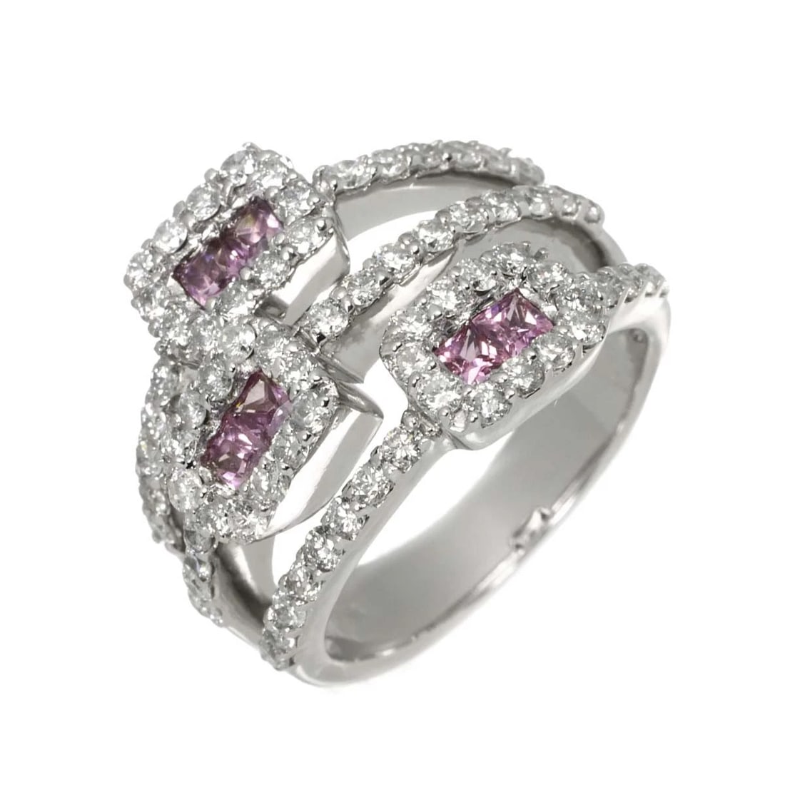 SAPPHIRE DIAMOND RING 18K K18 WG: Sapphire Diamond Ring 18K K18 WG Brand: Unbranded Type: Ring Material: 750 White Gold, Main Stone/Creation Sapphire Color: White Gold Size: 6 (US) Accessories: None Accessories Notice: Whe