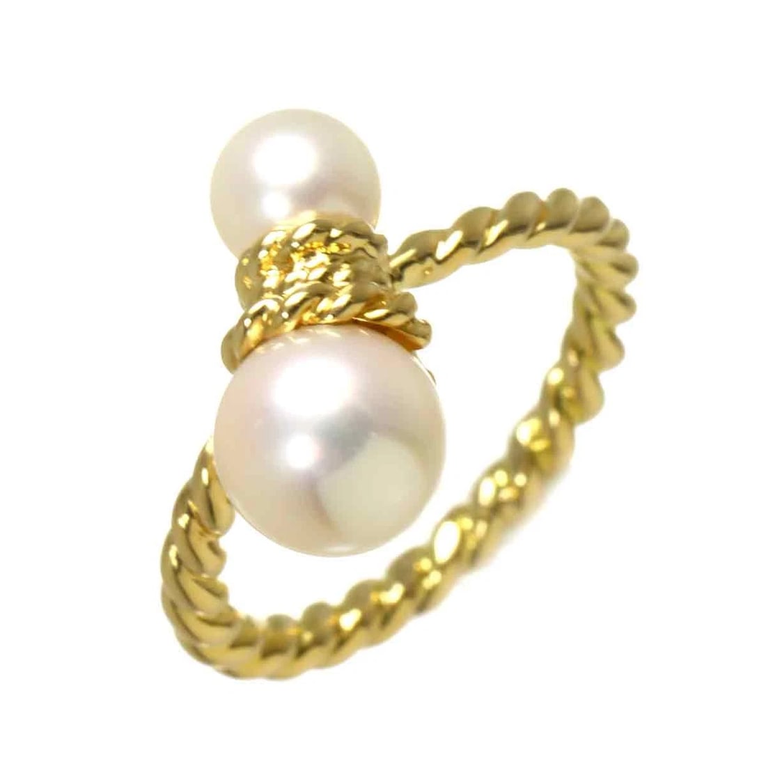 YANES AKOYA PEARL RING 18K YELLOW GOLD: YANES Akoya Pearl Ring 18K Yellow Gold Brand: YANES Type: Ring Material: 750 Yellow gold, Main Stone/Creation Akoya Pearl Color: Yellow Gold Size: W12.3 x H23mm Thickness:14.4mm bail:(inside