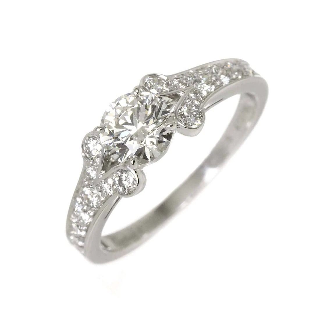 CARTIER BALLERINE DIAMOND RING 18K: Cartier Ballerine Diamond Ring 18K Brand: Cartier Type: Ring Material: 750 White Gold, Main Stone/Creation Natural Color: White Gold Size: 4.5 (US) Accessories: None Accessories Notice: When